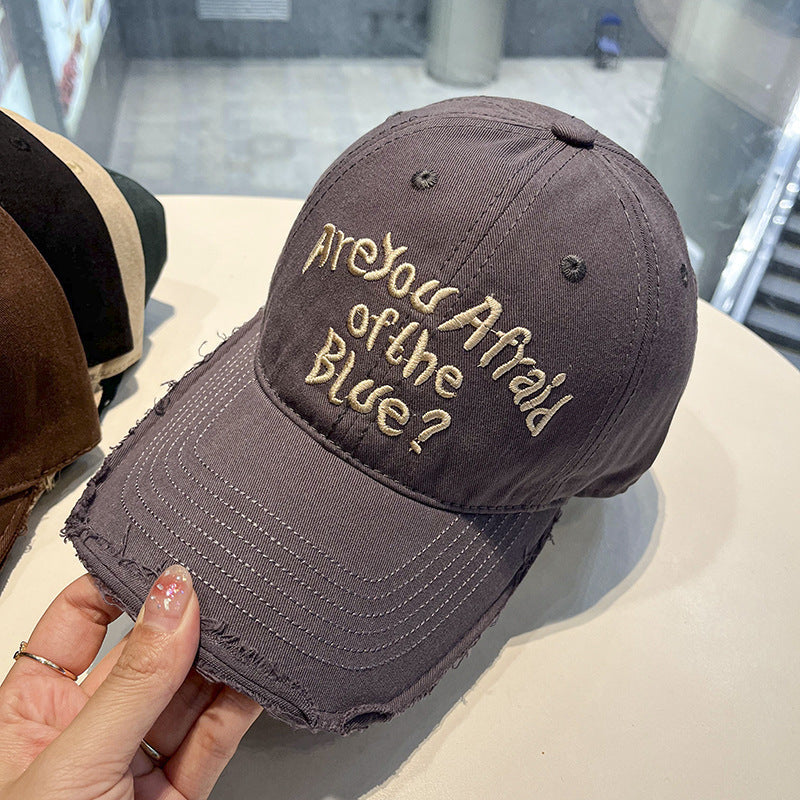 Women's Vintage-Inspired Embroidered Cap Kalsten