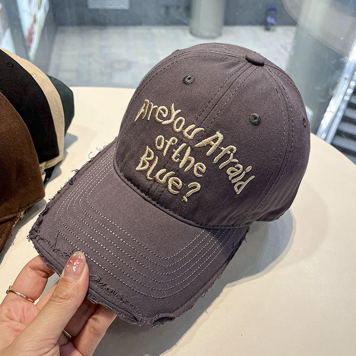 Women's Vintage-Inspired Embroidered Cap Kalsten