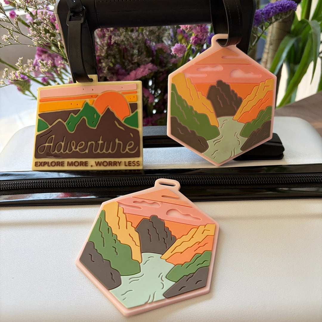 Adventure-Themed Luggage Tag Kalsten