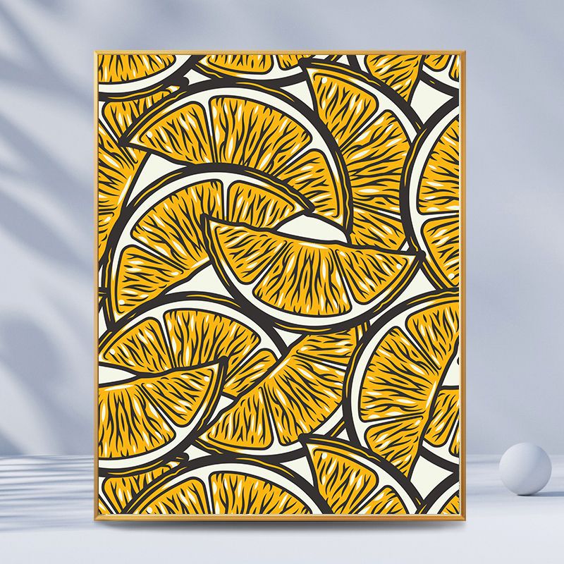 Citrus-Inspired Graphic Art Print Kalsten