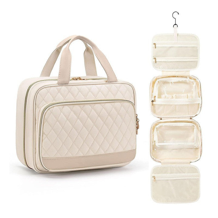 Padded Cosmetic Organizer Bag with Structured Exterior Kalsten