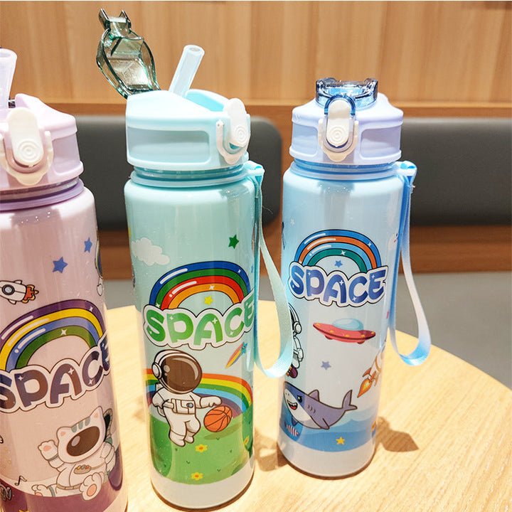 Ladies Fantasy Water Bottle with Practical Carry Strap Kalsten