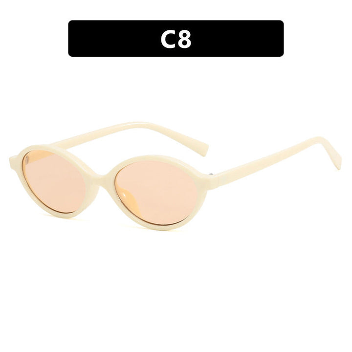 Ladies fashionable sunglasses with unique oval design Kalsten