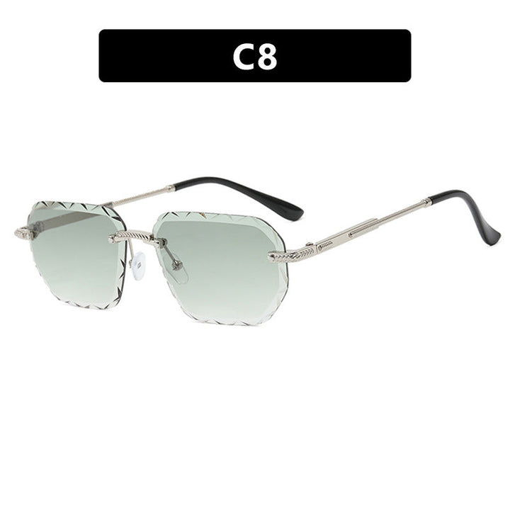 Women's geometric sunglasses with mirrored lenses and sturdy frame Kalsten