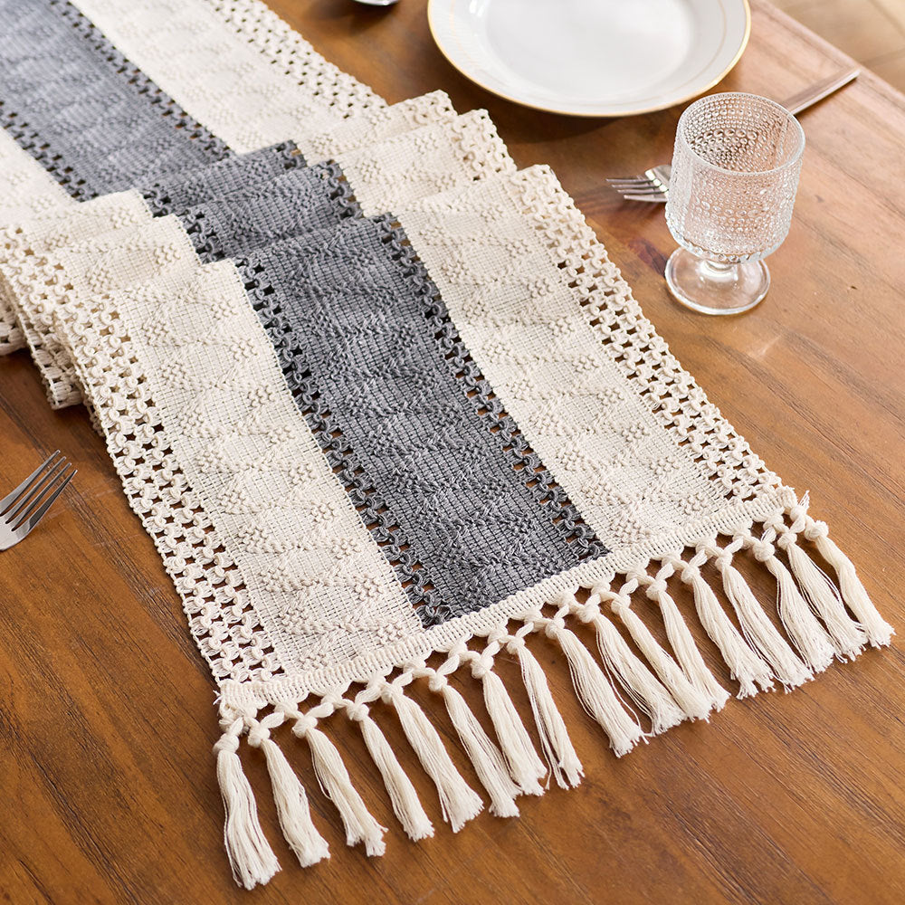 Elegant Macramé Table Runner