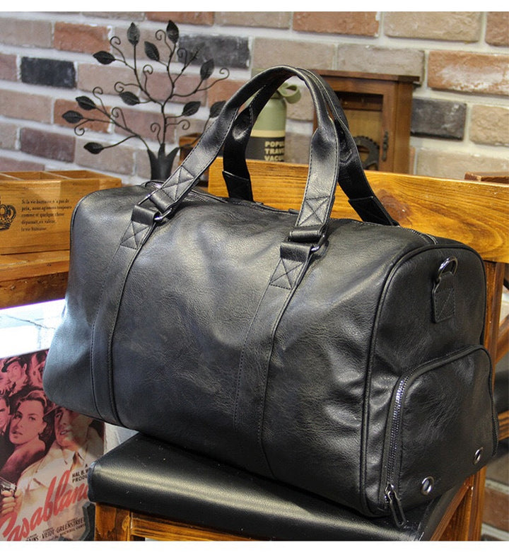 Stylish Travel Bag Made of High-Quality Synthetic Leather Kalsten