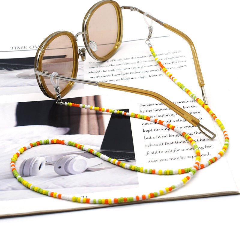Colorful Beaded Eyewear Chain Holder Kalsten