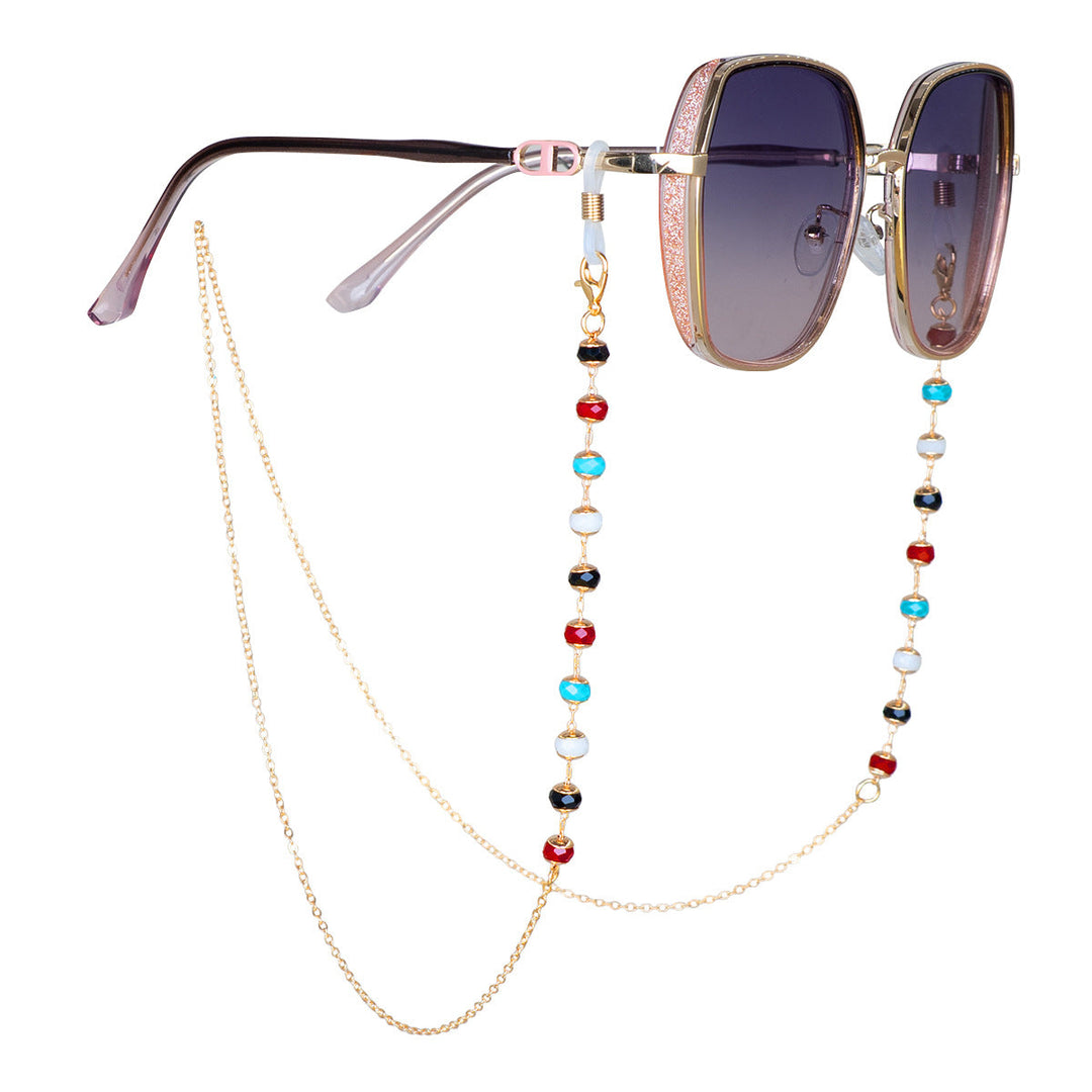 Colorful Crystal Decorative Eyewear Chain Kalsten