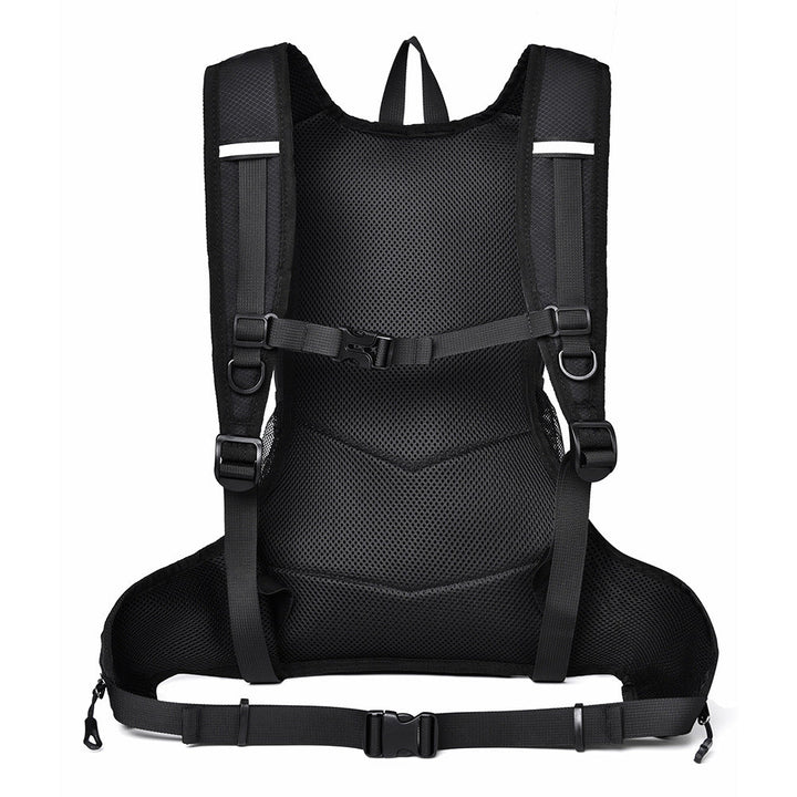 Sporty backpack with breathable mesh inserts and elastic carrying straps Kalsten