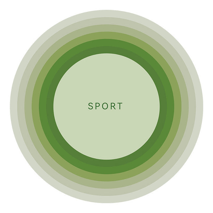 Abstract Sports-Themed Area Mat Kalsten