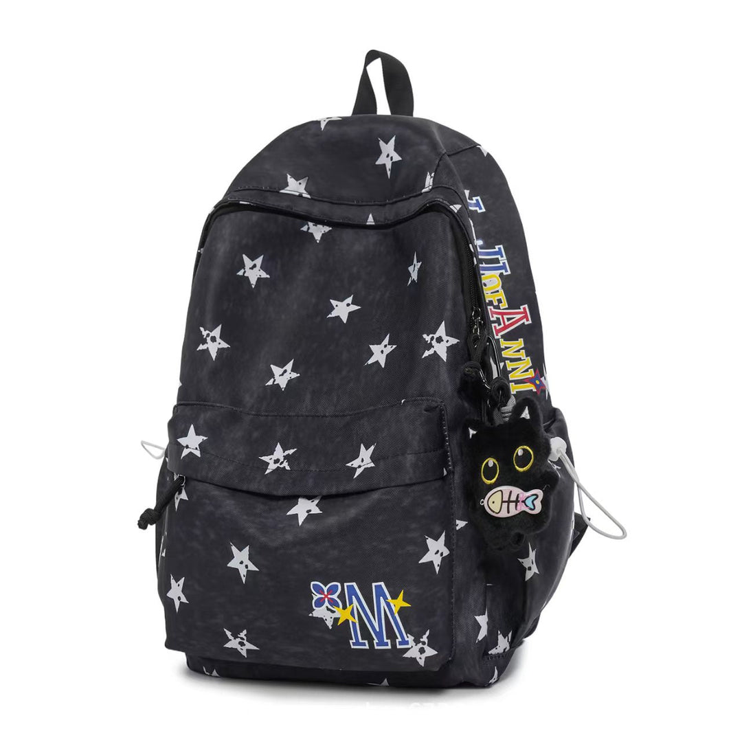 Star-Patterned Daily Use Backpack Kalsten