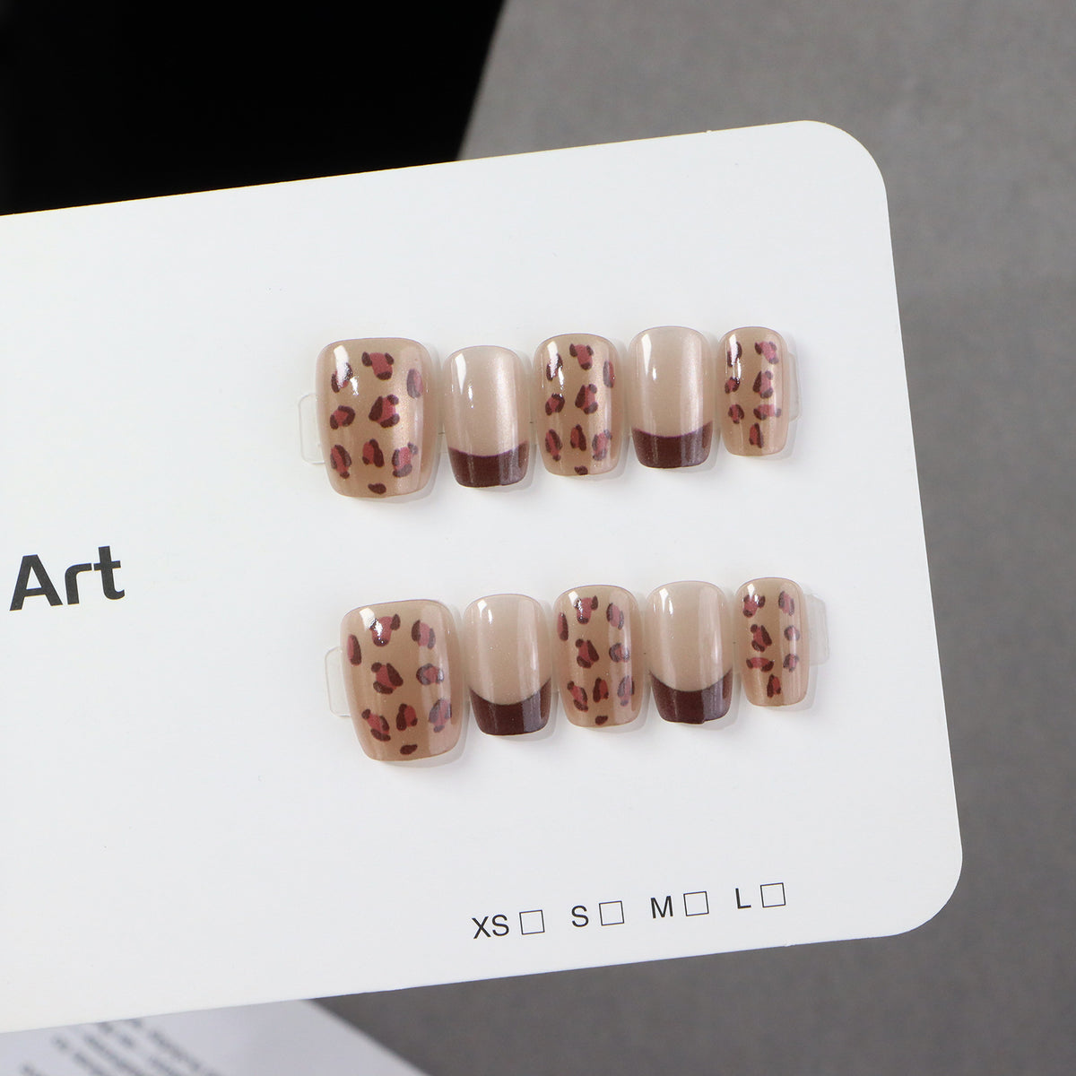 Animal Print Press-On Nail Set Acalora