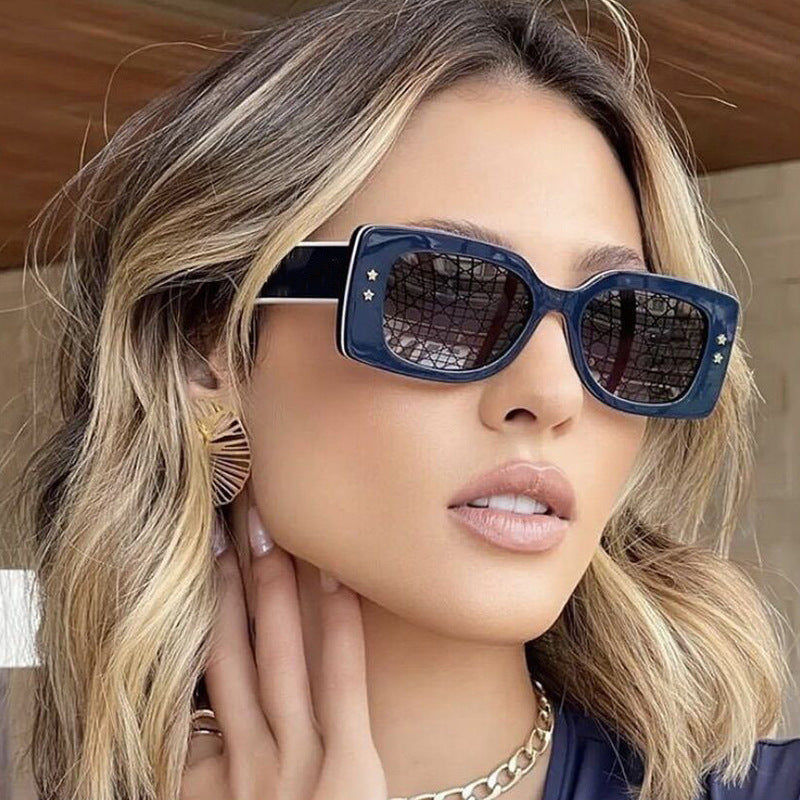 Ladies extravagant square sunglasses with stylish details Kalsten