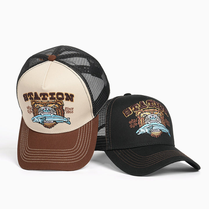 Women Trucker Cap with large embroidery design Kalsten