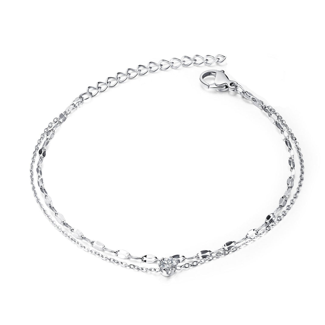 Dazzling Double Strand Anklet Kalsten