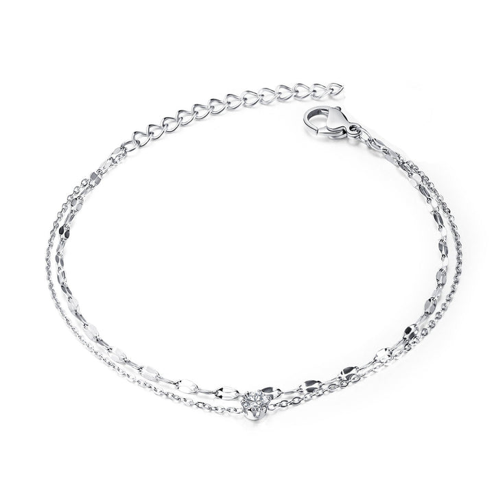 Dazzling Double Strand Anklet Kalsten