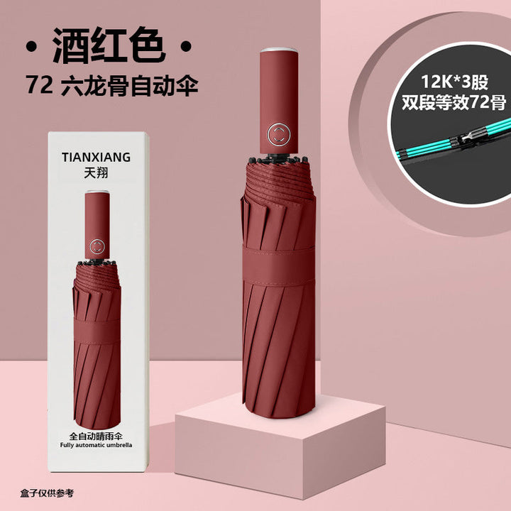 Women's automatic windproof umbrella with UV protection Kalsten