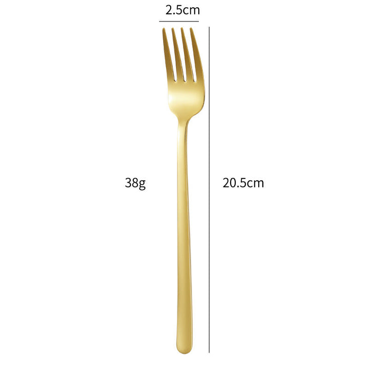 Elegant dessert spoon with luxurious golden surface Kalsten