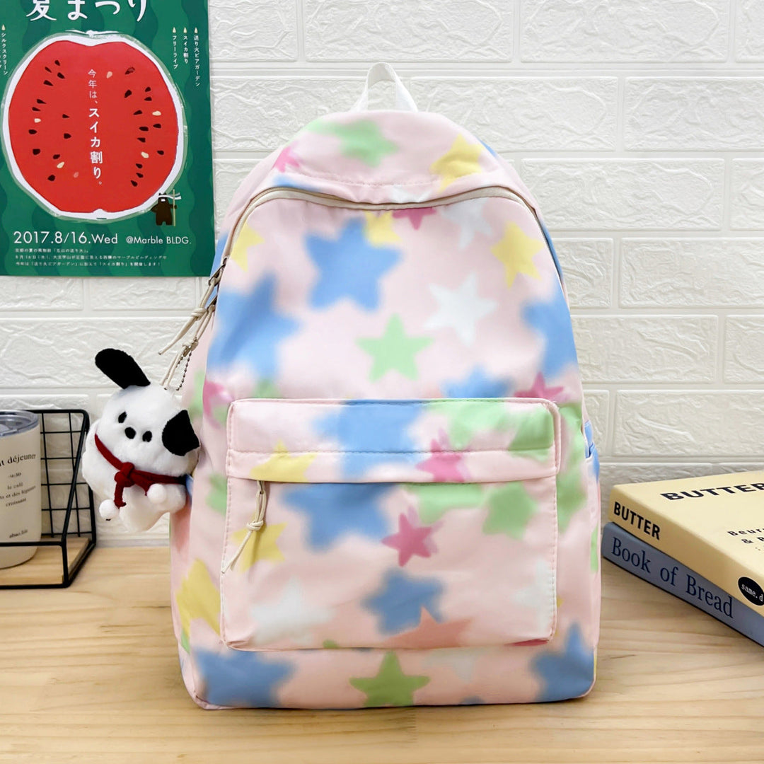 Fun Star Patterned Backpack