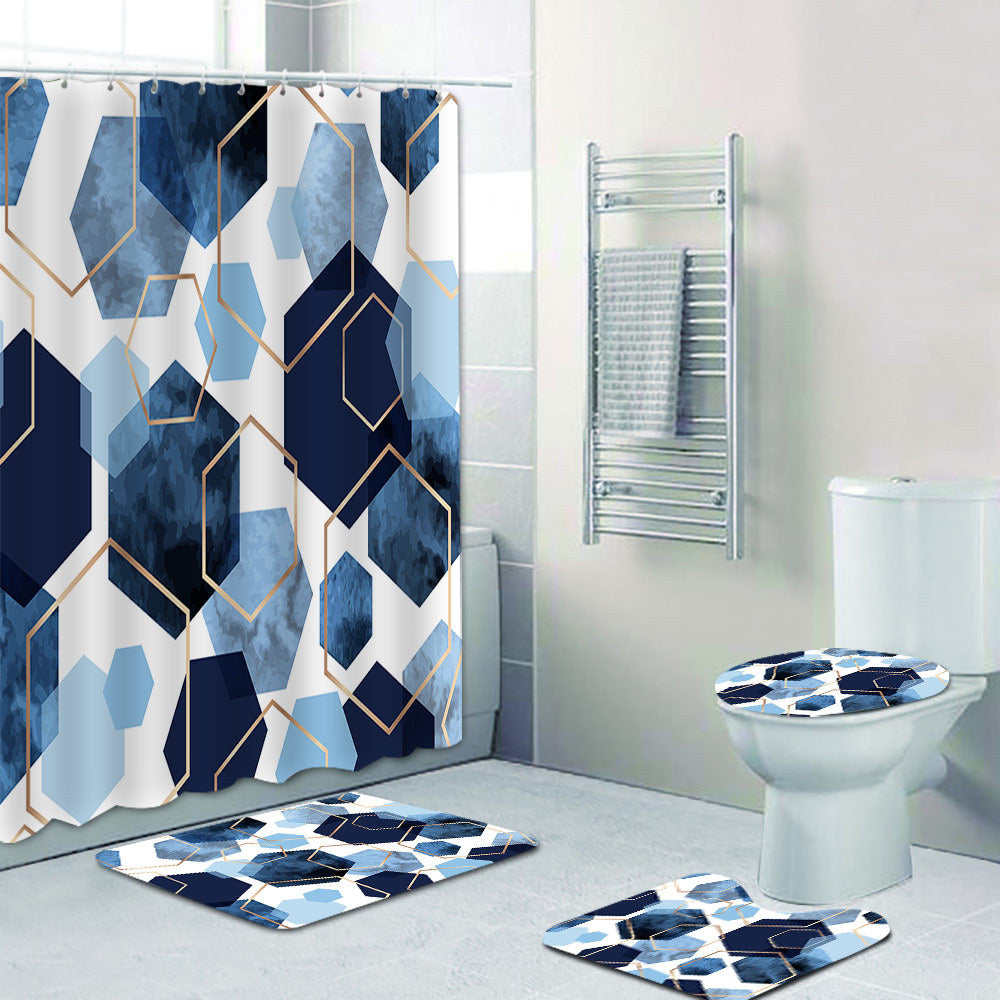 Geometric Motif Shower Curtain Kalsten