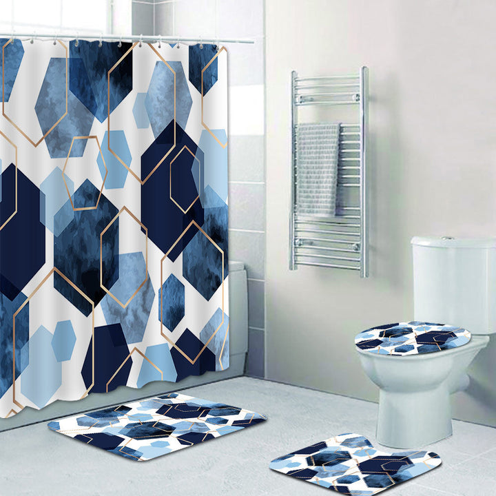 Geometric Motif Shower Curtain Kalsten