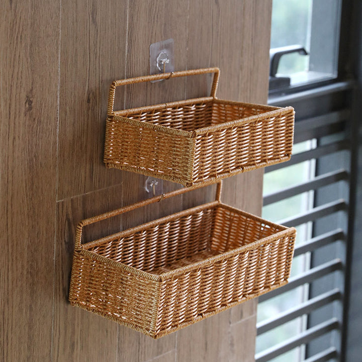Unisex storage basket with practical carrying handle Kalsten