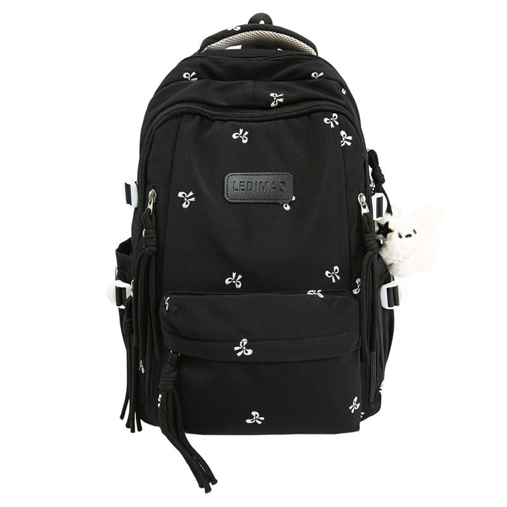 Casual Embroidered School Backpack Kalsten