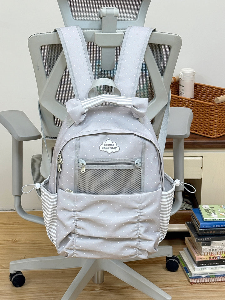 Fun and Stylish Polka Dot School Backpack