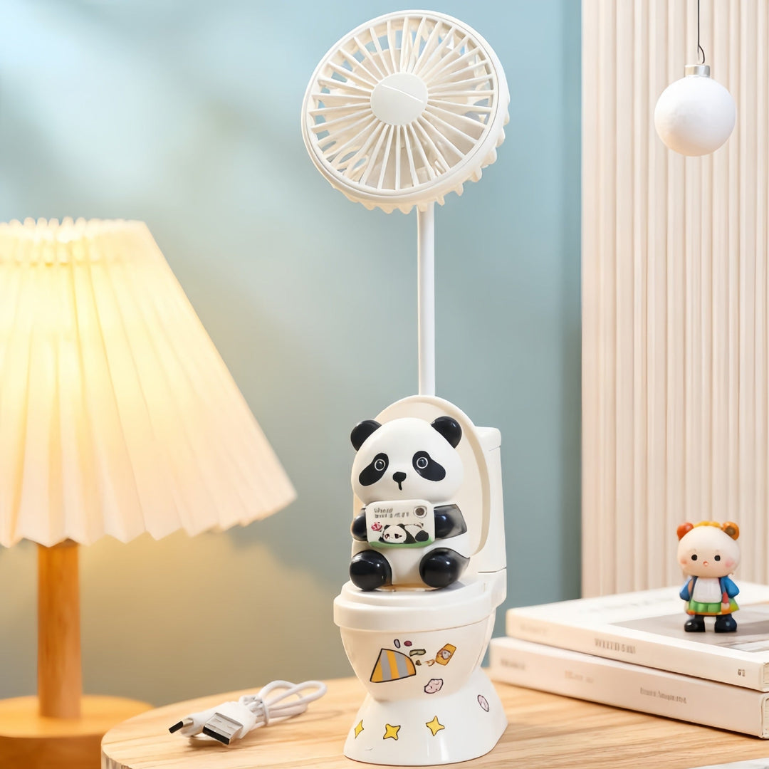 Women's Table Fan with Creative Bear Design Kalsten