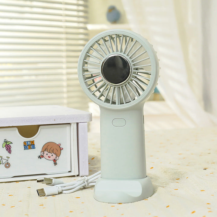 Ladies portable hand fan with powerful battery and user-friendly touch control Kalsten