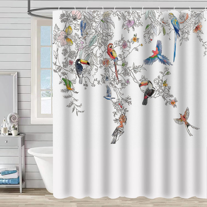 Nature-Inspired Shower Curtain Kalsten