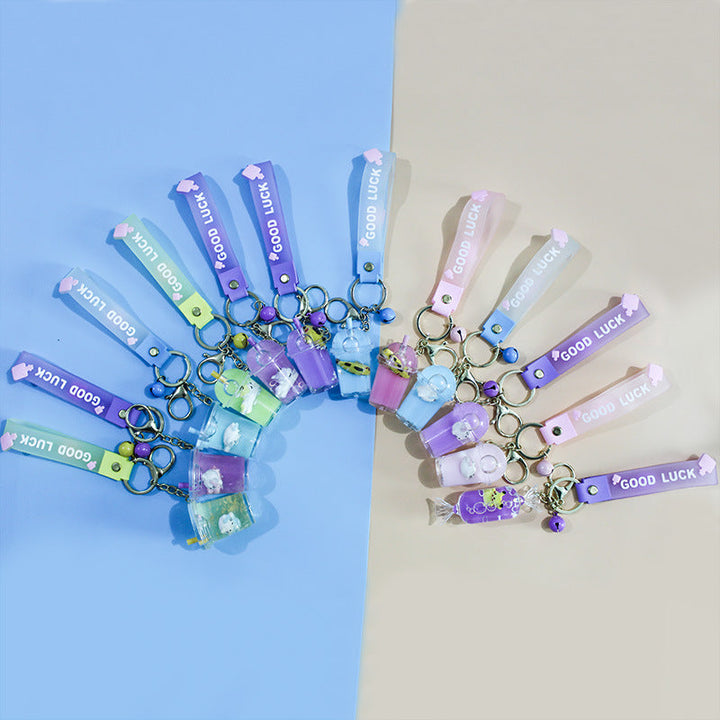 Unisex keychain with decorative cocktail design Kalsten