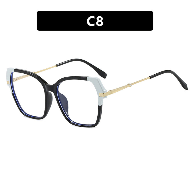 Ladies square sunglasses with elegant metal frame and protective UV filter Kalsten