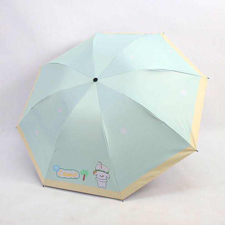 Ladies Folding Umbrella with Cute Design Kalsten