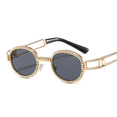 Women's feminine designer sunglasses with extravagant frame Kalsten