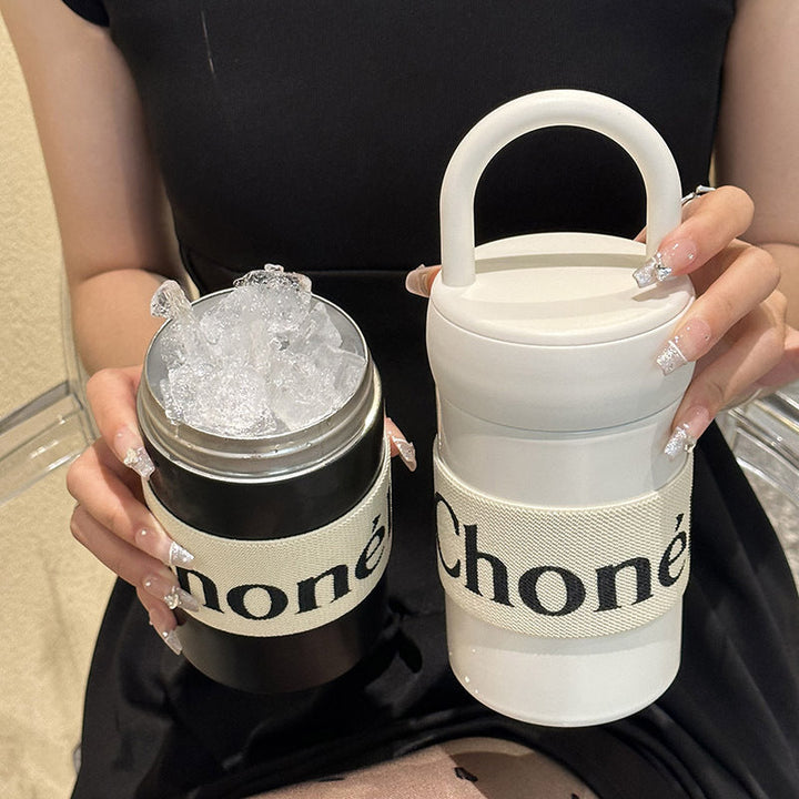 Women's multifunctional thermos cup with practical carrying handle Kalsten