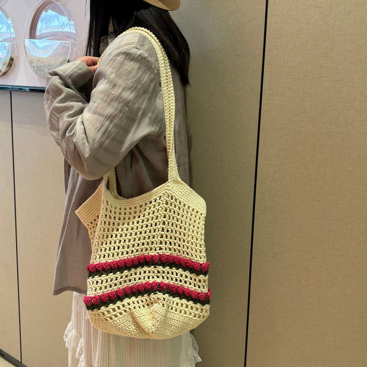 Hand-knotted shoulder bag Kalsten