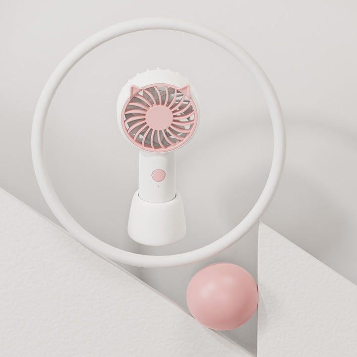 Ladies portable hand fan in elegant animal design Kalsten