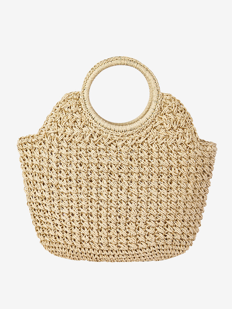 Handmade basket bag with innovative round design Kalsten