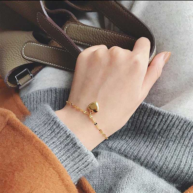 Heart-Shaped Charm Bracelet Kalsten
