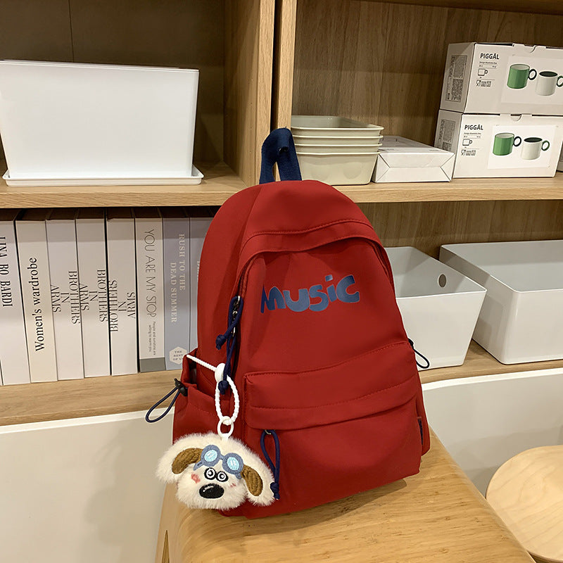 Casual Music-Themed Backpack Kalsten
