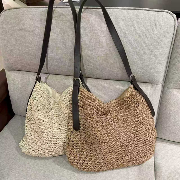 Handcrafted Coarse Mesh Shoulder Bag Kalsten