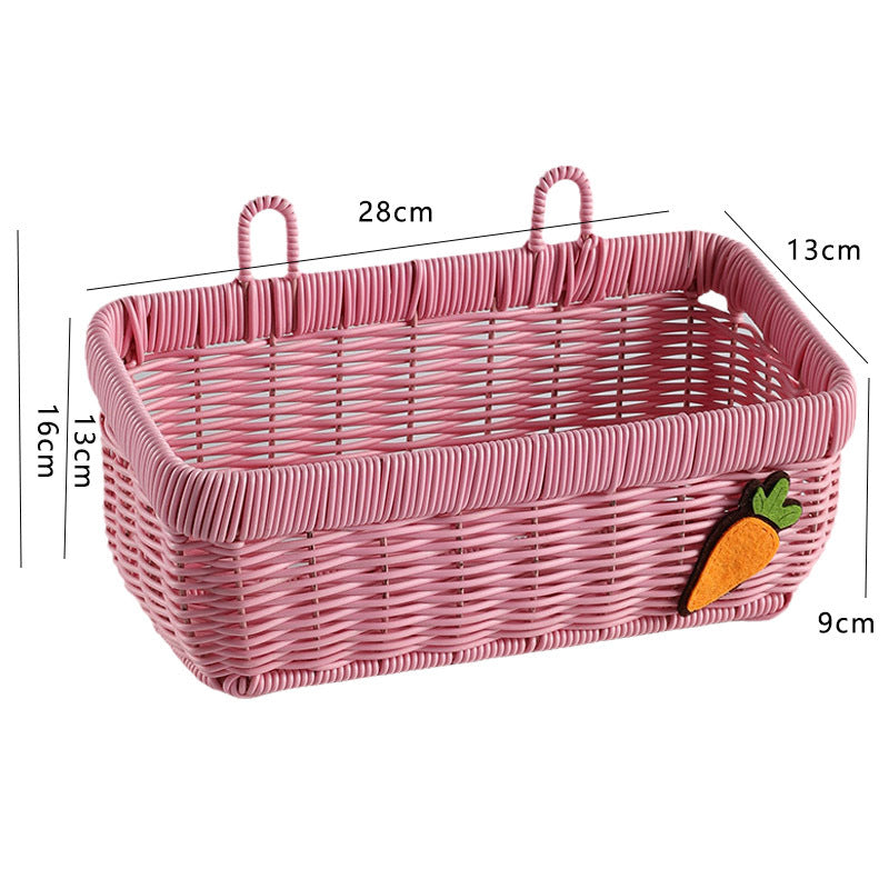 Handwoven Multi-Compartment Storage Basket Kalsten