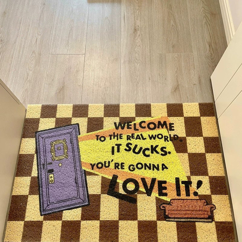 Whimsical Welcome Door Mat Kalsten