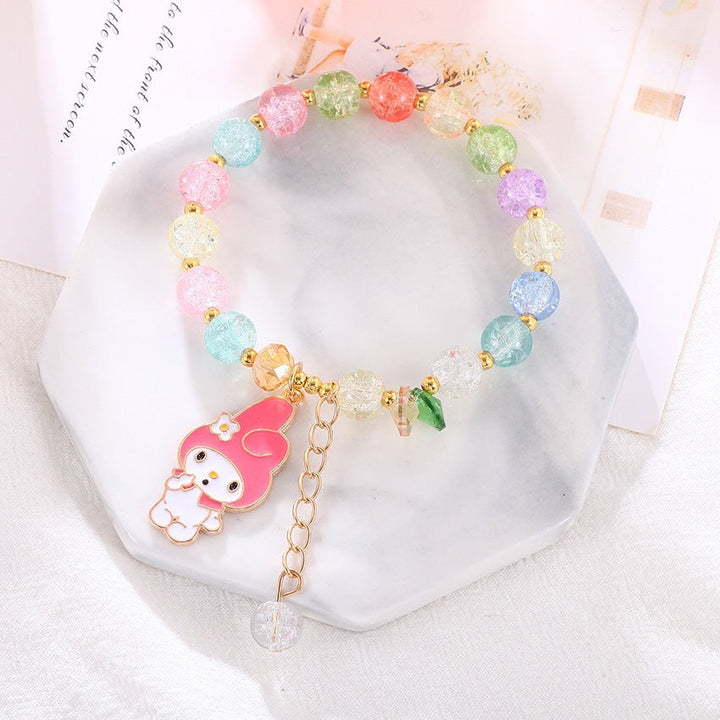 Playful bracelet with colorful glass beads Kalsten