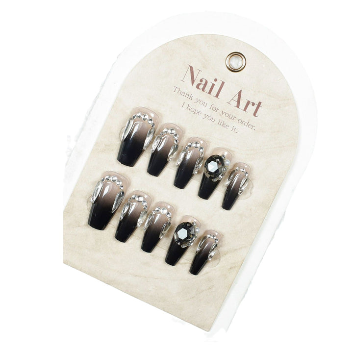 Luxury Crystal-Embellished Press-On Nail Extensions Kalsten