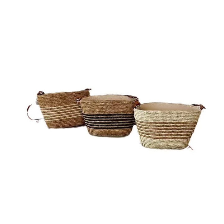 Trendy Summer Handbag Made of Woven Material Kalsten