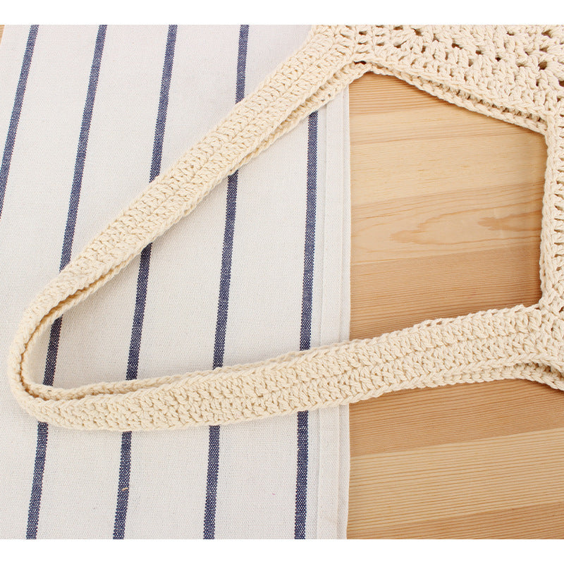 Handmade crochet tote bag with modern pattern Kalsten