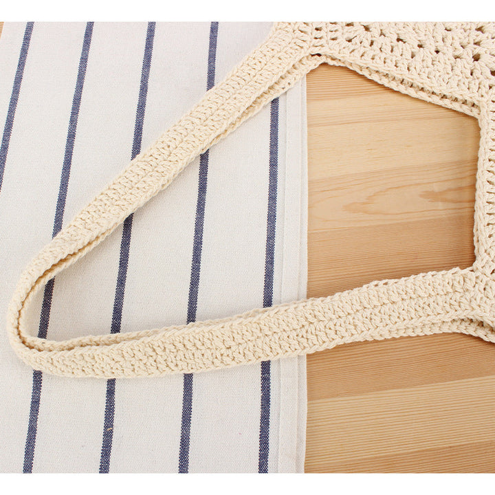 Handmade crochet tote bag with modern pattern Kalsten