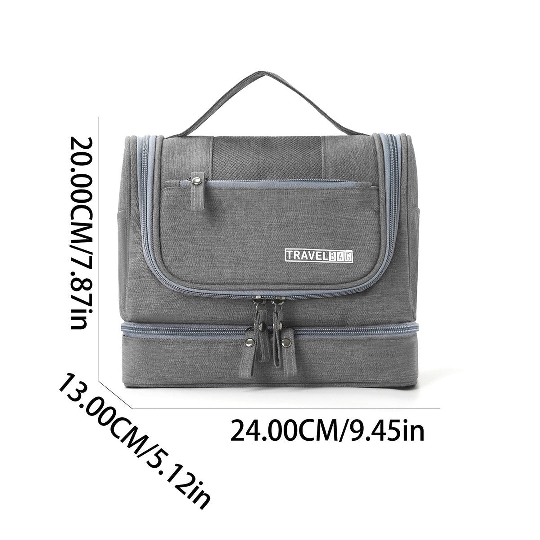 Travel toiletry bag with multiple compartments and practical organization Kalsten